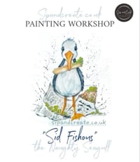 Image 1 of Paint and Lunch at Worksop “Sid Fishous”