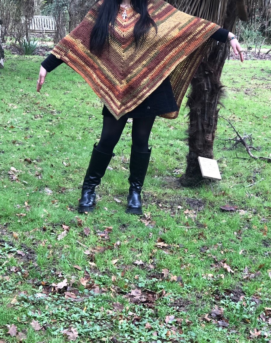 Image of Nature Hooded Poncho 