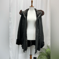 Image 4 of ANDREW MARC black genuine leather jacket