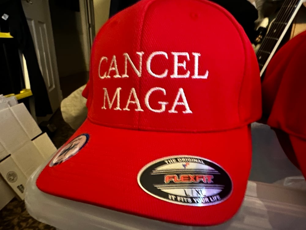  Cancel MAGA Red Flexfit Collectors Hat