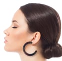 Crave Printed Hoops