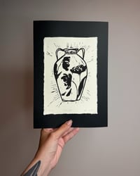 Image 1 of **Limited Edition**  'THE VASE' Lino Print