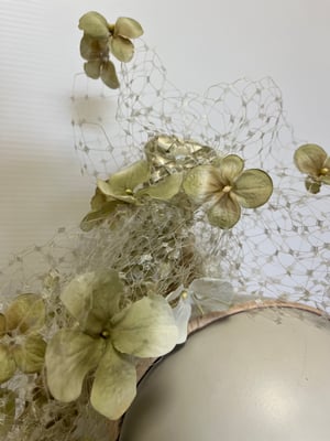 Image of Soft green headpiece 