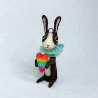 Image 2 of Rainbow Heart Bunny
