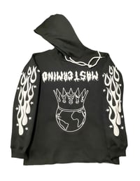 Image 1 of Black Mastermind Flame Hoodie 