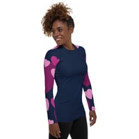 Image 1 of Women's Hearts Rash Guard