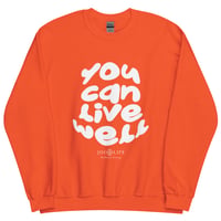 YCLW Bubble Text Crew Neck - Orange