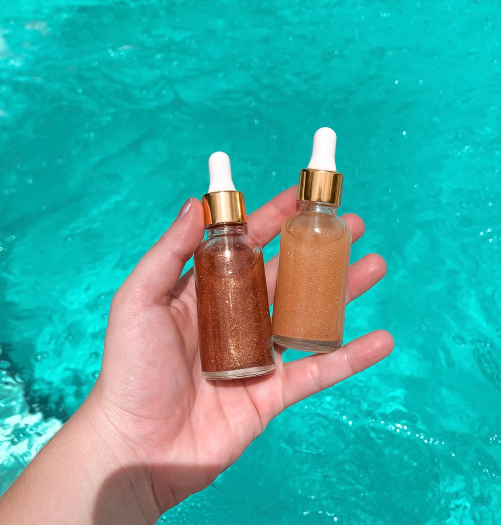 Shimmer Tanning Oils