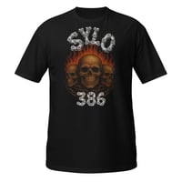 flaming skulls sylo chain black