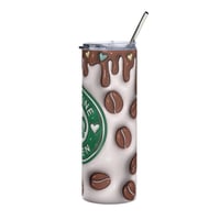 Image 3 of Caffeine Queen Stainless steel tumbler