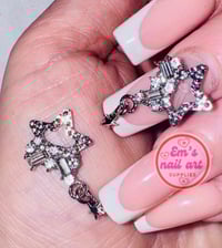 Image 1 of Diamond star dangles 