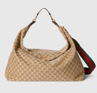 Image 4 of Jumbo XL Cavas Slouch bag