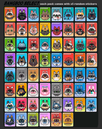 Image 3 of [Zenless Zone Zero] Bangboo Sticker Gacha Pack 