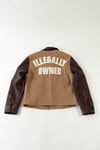 Illegally Owned Varsity (Ox Blood & Tan)