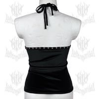 Image 3 of Behemoth "Off To War” Halter Top (SIZE L/XL)