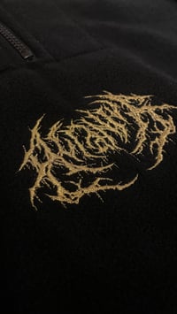 Image 2 of Fleece half zip / Gold Logo