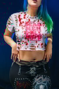 Image 1 of Small Delilah Bon Distressed Tee