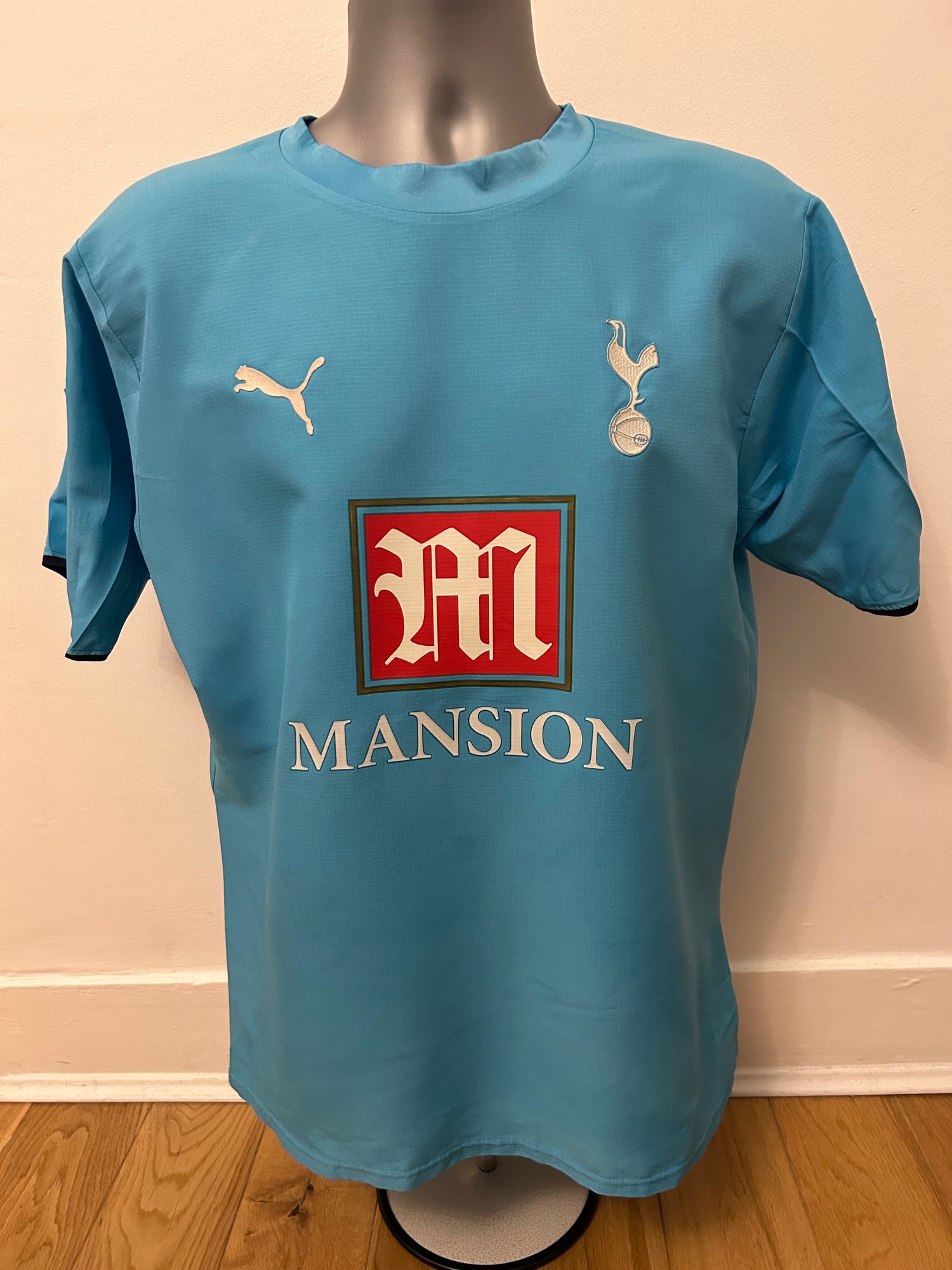 Image of Tottenham Hotspur “DEFOE 18” 2006/07 Away Shirt + PL patches (L)