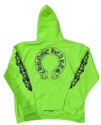 Image 2 of CHROME HEARTS HOODIE MIAMI EXCLUSIVE 'GREEN'