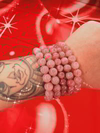 Lavender Rose Quartz Bracelet 