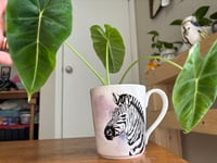 Image 1 of Alocasia 'Frydek' in Zebra Mug