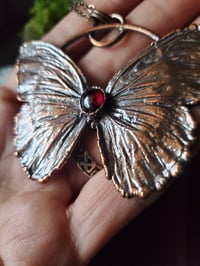 Image 2 of Butterfly with Garnet