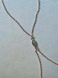 Image 4 of 14k gold drip hand chain