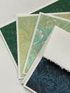 Marbled Notecard Set - Spring Bouquet