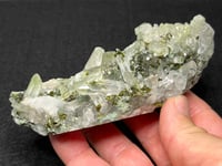 Image 6 of Epidote On Quartz Crystal Specimen #2529
