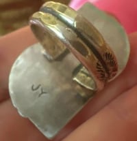 Image 6 of Yang Sonoran and zebra jasper maze ring 