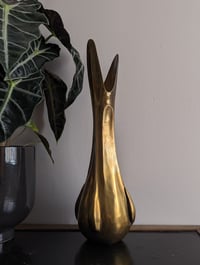 Image 1 of vintage brass vase