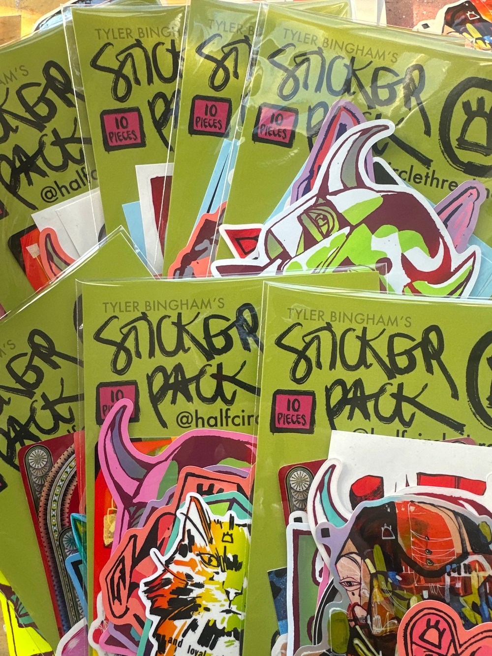 Image of 10 Piece Sticker pack