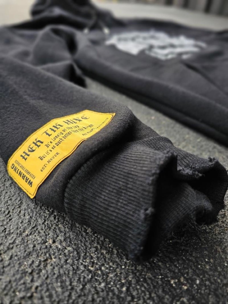 Image of Lonely at the top distress hoodie 