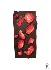 STRAWBERRY FIELDS VEGAN MUSHROOM CHOCOLATE BAR