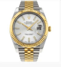 R DJ Watch - Silver/Gold (41mm Face)