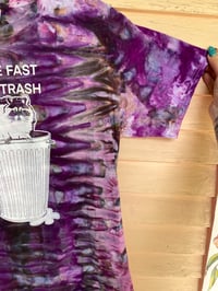 Image 3 of MEDIUM Live Fast Eat Trash Tie Dye Shirt I12