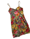 vintage floral summer sheath dress