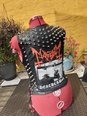 Image of Studded Mayhem vest size MEDIUM