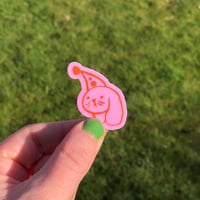 Image 2 of Clown Bunny sticker