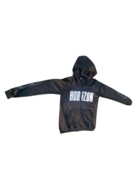 HORIZON FLAME Graphic Zip Up Hoodie.
