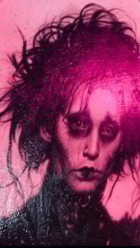 Image 6 of ‘EDWARD SCISSORHANDS’ [ Unique Print - { 1/1 } ] Hand Embellished Museum Archival Print