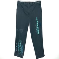 Image 1 of 1:1 recycled pants : Green: 32x31