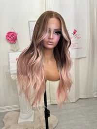 Image 4 of Balayage pink luxury free part (ready to ship) 