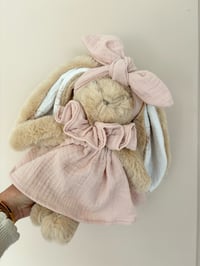 DOUDOU LAPIN HABILLÉ TENUE NUDE