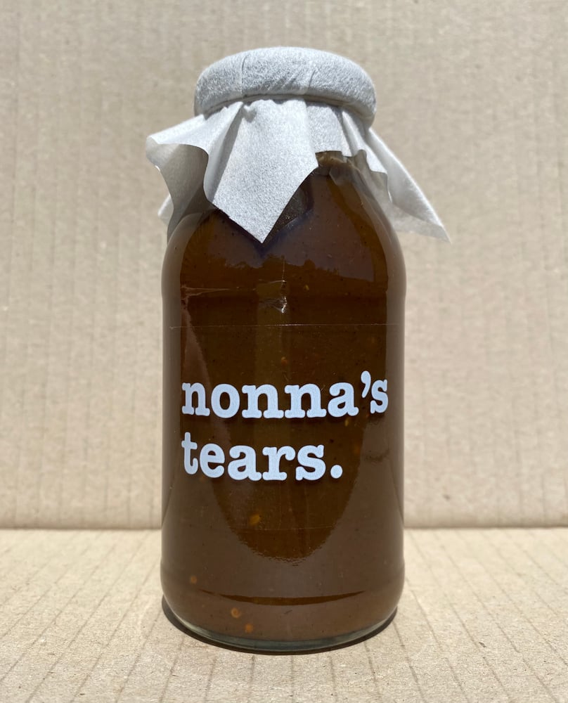 Image of spicy caramel & grilled beet bbq sauce. 200ml