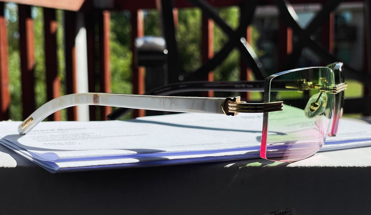 AUTHENTIC CARTIER CT0286O 003 [MIXED HORN] CUSTOM 019 shabowhita