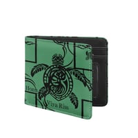 Image 2 of Men's Flip Wallet Honu Print