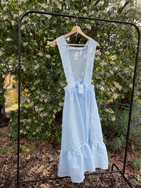 Image 3 of Vintage Blue Lace Pinafore 