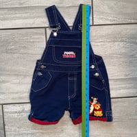 Image 2 of Vintage Winnie The Pooh Shortalls size 24 months 