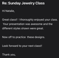 Image 5 of Pre-Recorded Frame Earring Making Class